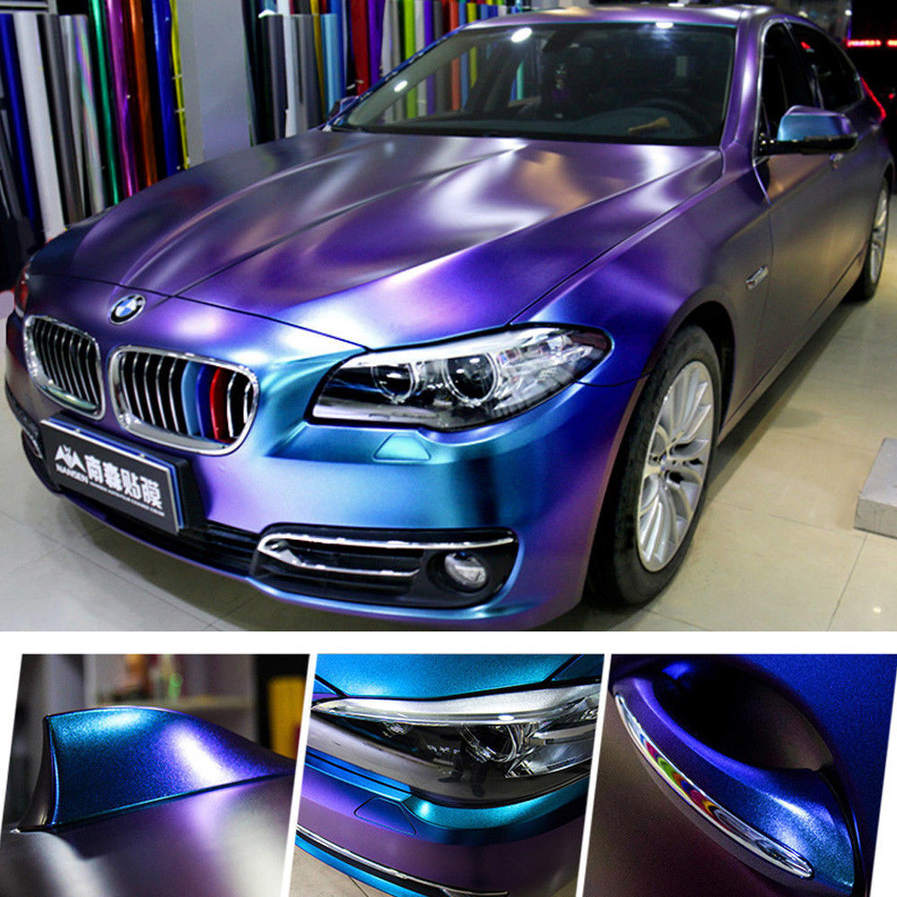 Chameleon Candy Car Vinyl Wraps For BMW 5