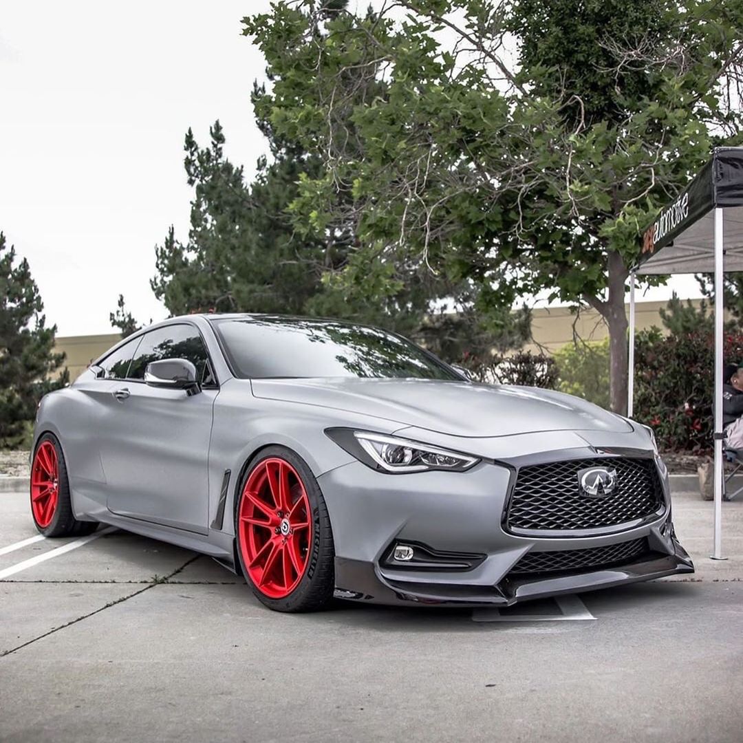 Matte Nardo Grey Vinyl Wrap For Infiniti Q60